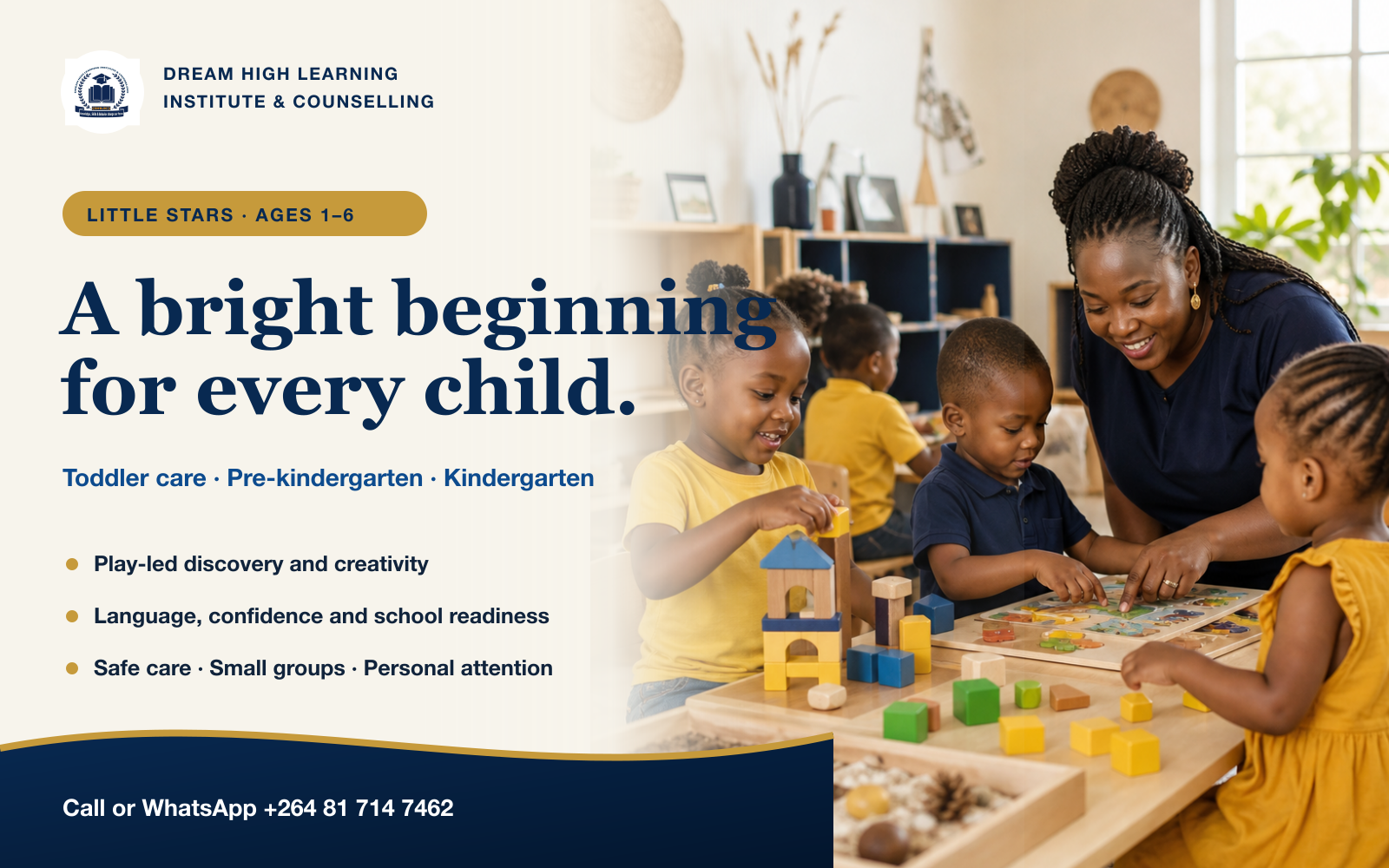 Dream High Little Stars kindergarten programme campaign